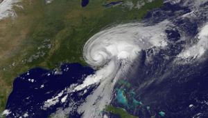 Tropical storm [image credit: BBC]